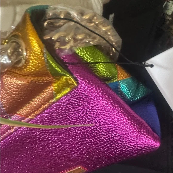 ❤️❤️❤️🍇Host Pick❤️❤️🩷🍇Kurt Geiger Rainbow Quilted Shoulder Bag - Picture 11 of 17